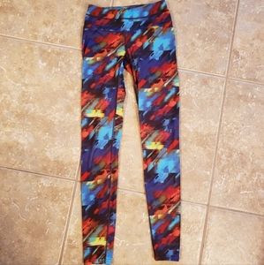 Athleta Size XXS Colorburst Sonar Tight Running Full Length Leggings 70135